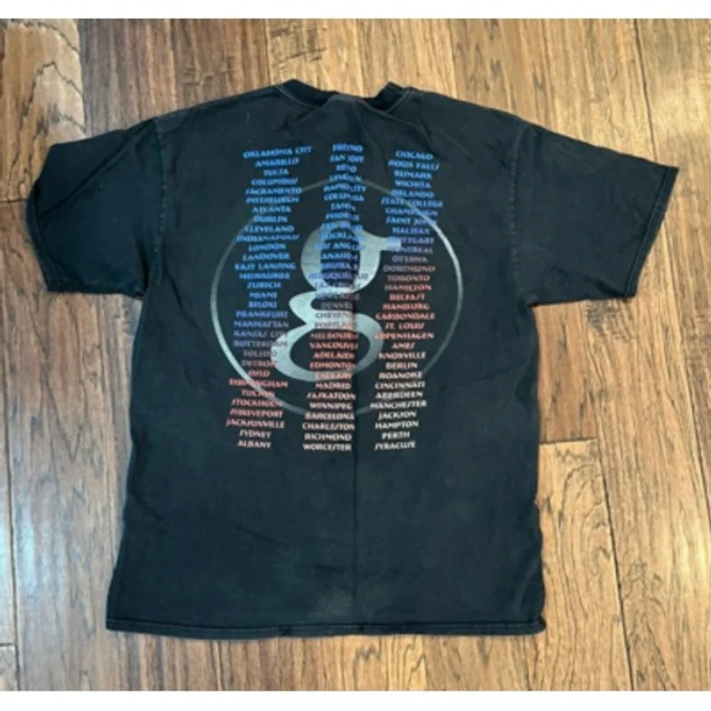 Garth Brooks Fresh Horses Oklahoma Hanes Beefy-T Mens Graphic T-Shirt Black L‎